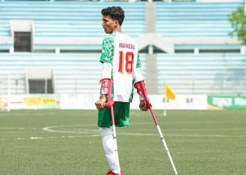 Agung Rizki Saat Latihan Bola