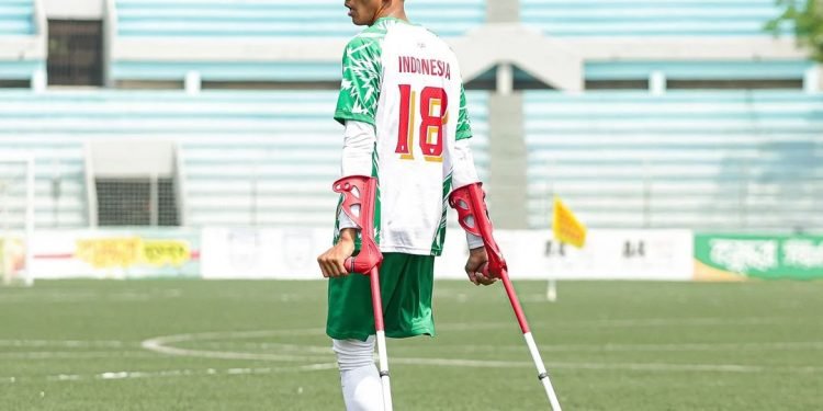 Agung Rizki Saat Latihan Bola