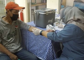 Vaksinasi Tahap 1, 2 dan Booster yang Digelar PC LDII Kecamatan Sukmajaya, Depok. (25/06/22)
