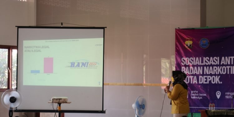 Sosialisasi bahaya narkoba dari BNN Kota Depok