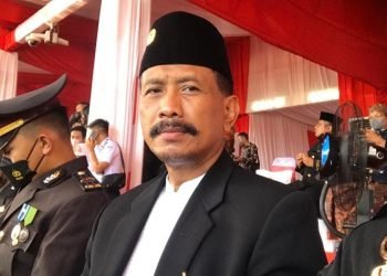 Ketua DPP LDII Prof. Singgih Tri S saat menghadiri upacara HUT Bhayangkara ke-76 di Akademi Kepolisian, Semarang, (5/7).