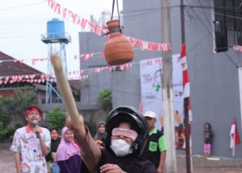 Kemeriahan HUT Kemerdekaan RI di PC LDII Pancoran Mas