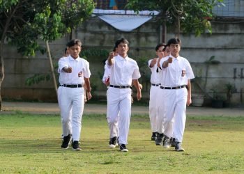 Petugas Upacara Bendera Peringatan Kemerdekaan Ke-77 HUT RI