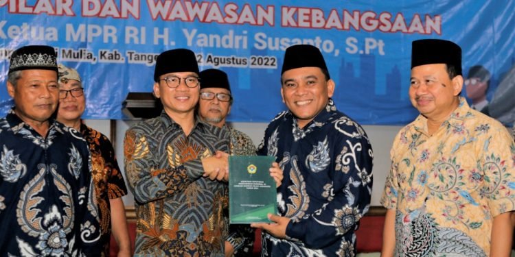 Wakil Ketua MPR RI, Yandri Susanto Hadir dalam Sosialisasi Empat Pilar Kebangsaan