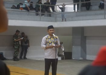 Kepala Kantor Kemenag Kota Depok, H. Asnawi dalam Sambutannya pada Pembukaan Pospeda