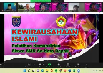 Webinar Kemandirian Bidang Diklat DPD LDII Kota Depok