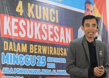 Akhyarun Yusro menyampaikan bahwa ada empat kunci kesuksesan dalam berwirausaha yang menjadi bekal seseorang dalam memulai usahanya.