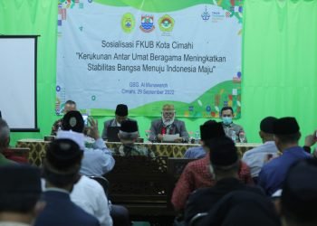 Sosialisasi FKUB Kota Cimahi dalam Tema " Kerukunan Umat Beragama Meningkatkan Stabilitas Bangsa Menuju Indonesia Maju"