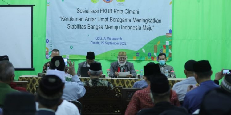 Sosialisasi FKUB Kota Cimahi dalam Tema " Kerukunan Umat Beragama Meningkatkan Stabilitas Bangsa Menuju Indonesia Maju"