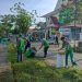 Aksi bersih lingkungan LDII Pontianak, Kalimantan Barat.