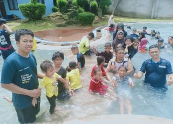Keceriaan dalam acara Family Gathering Warga PAC LDII Bojong Baru