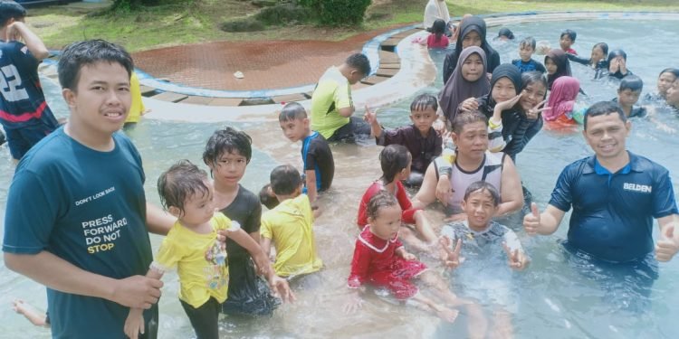 Keceriaan dalam acara Family Gathering Warga PAC LDII Bojong Baru