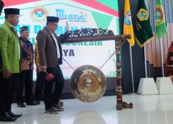 Wabup Kubu Raya saat membuka MUSDA LDII. (LINES)