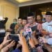 Menkopolhukam Mahfud MD di sela-sela acara Tadarus Kebangsaan Lembaga Persaudaraan Ormas Islam. (LINES)