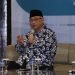 Ketua Umum DPP LDII KH Chriswanto Santoso mengatakan, peran media sangat penting bagi perkembangan sebuah organisasi. Hal itu disampaikan saat acara Silaturahim Syawal Departemen Komunikasi, Informasi dan Media DPP LDII dan LINES. Foto: LINES.