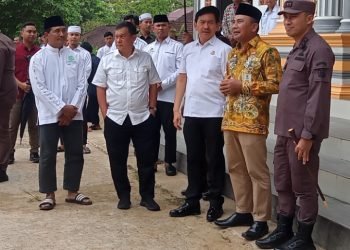 Tim Pakem Kejagung RI saat mengunjungi DPD LDII Kota Baru Kaliamantan Selatan. (LINES)