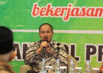 Jaksa Agung Muda Bidang Intelijen, Amir Yanto, menjelaskan pentingnya nilai-nilai toleransi yang telah dipegang teguh oleh para founding fathers Indonesia. (LINES)