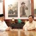 Menhan Prabowo Subianto saat menemui jajaran Pengurus DPP LDII di kantornya, Kamis, 7/9 (LINES).