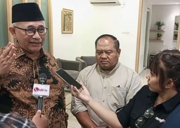 Ketum DPP LDII saat konferensi pers. (LINES)