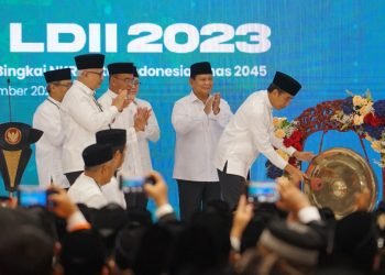 Presiden Joko Widodo saat membuka secara  resmi Rakernas LDII 2023 (7/11) LINES.