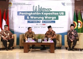 Webinar Peningkatan Kapasitas UB dan Warung Warga oleh DPP LDII. Foto: LINES.