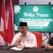 Ketum DPP LDII KH. Chriswanto Santoso saat memberikan keterangan pada media. (LINES)
