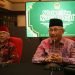 Ketum DPP LDII, KH Chriswanto Santoso didampingi Ketua DPP KH Aceng Karimullah. Foto: LINES