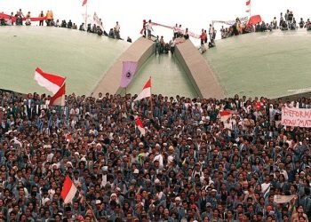 Ilustrasi Reformasi 1998. (foto: Sindo)