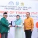 Kepala Diskominfo Jawa Timur, Sherlita Ratna Dewi Agustin bersama pengurus DPW LDII Jatim. (LINES)