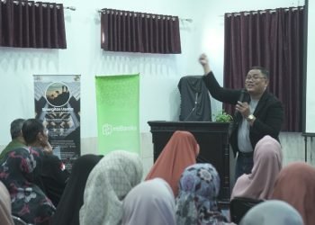 Acara peluncuran platform moBaroka DPW LDII Jawa Barat. (LINES)