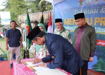 Deklarasi Menuju Proklim Lestari yang dilaksanakan dalam rangka memperingati Hari Konservasi Alam Nasional (HKAN) 2024. (LINES)