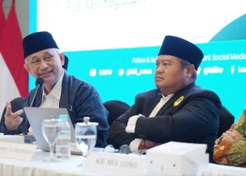Ketua Umum bersama Sekretaris Umum DPP LDII. (LINES)