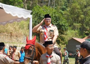 Ketua Majelis Pembimbing (Kamabi) Sako SPN Jawa Barat, Kak Dicky Harun. (LINES)