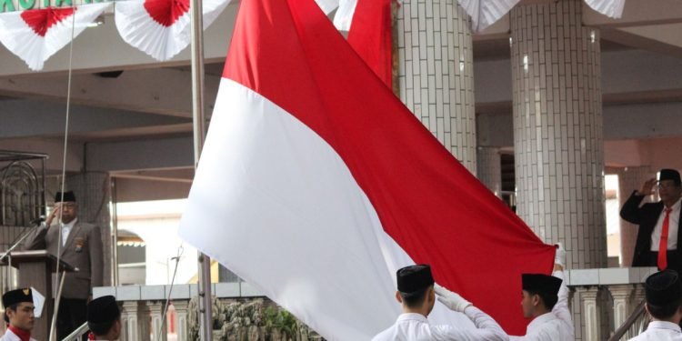 Peringatan Hari Santri 2024 yang digelar di Ponpes Walibarokah. (LINES)