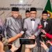 DPP LDII dan Badan Penyelenggara Haji sedang memberikan keterangan pers. (Foto: LINES)