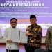 Gubernur Lemhannas RI, TB. Ace Hasan Syadzily dengan Ketum DPP LDII KH. Chriswanto Santoso. (LINES)