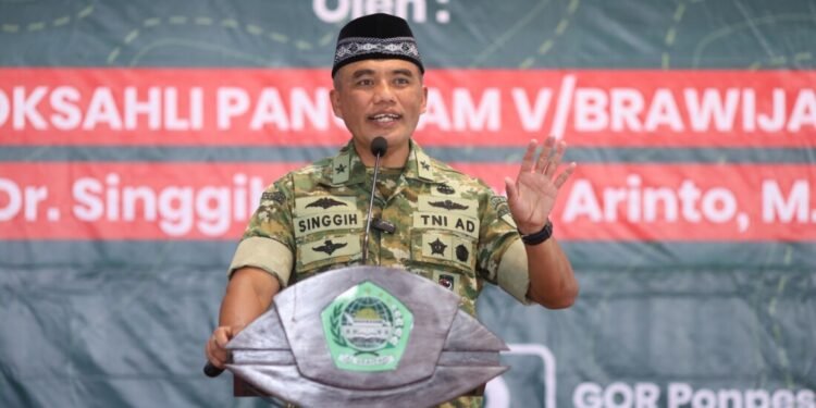 Kepala Kelompok Staf Ahli (Kapoksahli) Pangdam V/Brawijaya, Brigjen TNI Singgih Pambudi Arianto. (LINES)