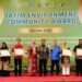 Puncak acara Jatim Environment Community Award 2025 yang diselenggarakan oleh Dinas Lingkungan Hidup (DLH) Provinsi Jawa Timur. (LINES)