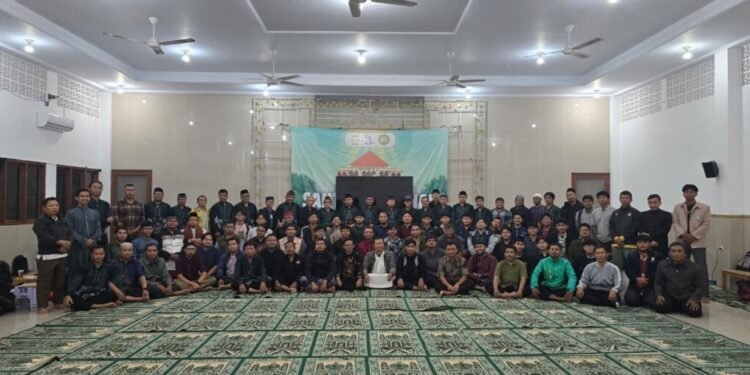 Peserta Diklat Khotib DPD LDII Depok yang mengikuti acara secara daring. (LINES)