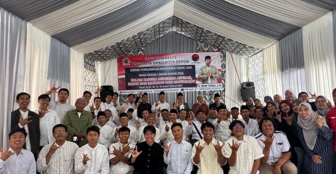 Warga LDII Beji saat mengikuti reses anggota DPRD Kota Depok. (LINES)