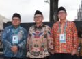 Ketum terpilih DPP LDII, Dody Taufik Wijaya, Menteri Pendidikan Dasar dan Menengah, Abdul Mu'ti, Ketua DPD LDII Kota Depok, Chairul Baihaqi. (LINES)