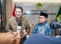 Direktur Utama Bank BJB Syariah, Arief Setyahadi bersama Ketum DPP LDII Dody Taufiq Wijaya. (LINES)