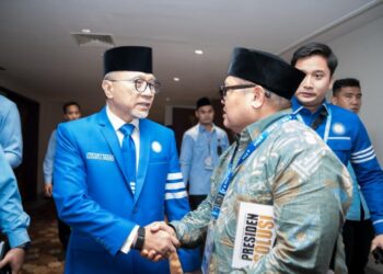 Ketum DPP Partai Amanat Nasional bersama Ketum DPP LDII. (LINES)
