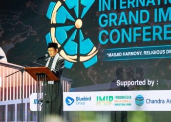Menteri Agama RI sekaligus Imam Besar Masjid Istiqlal, KH Nasaruddin Umar saat pembukaan acara. (LINES)