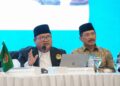 Ketua Umum DPP LDII Dody Taufiq Wijaya dan Korbid Hubungan Antar Lembaga Singgih Tri Sulistiyono mengingatkan bahwa ancaman terhadap ideologi negara kini telah bertransformasi. (LINES)